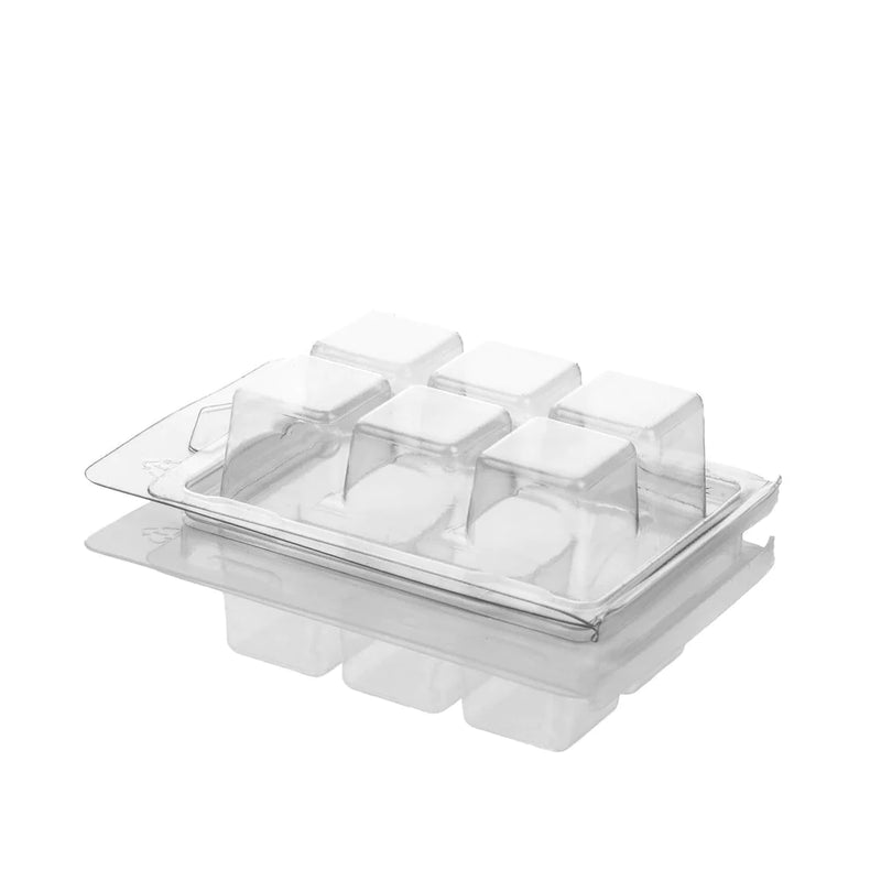 10 x CLAMSHELL - 6 CAVITY SQUARE